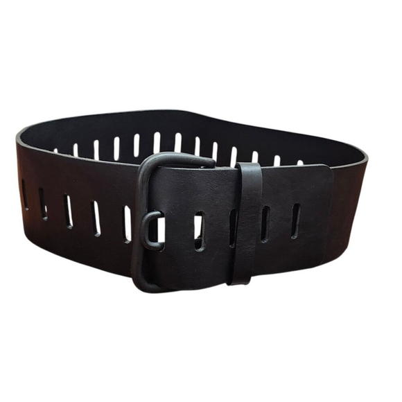 Brave Willa Bridle Black Leather Women's Belt Size 30 - Picture 2 of 12